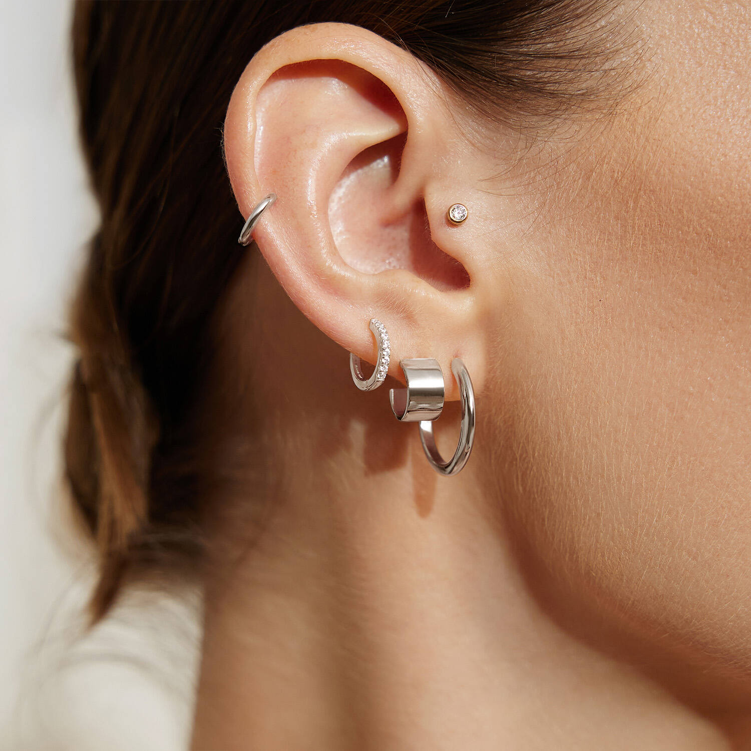  Voque Maven - Earrings - Silver / Rhodium plated
